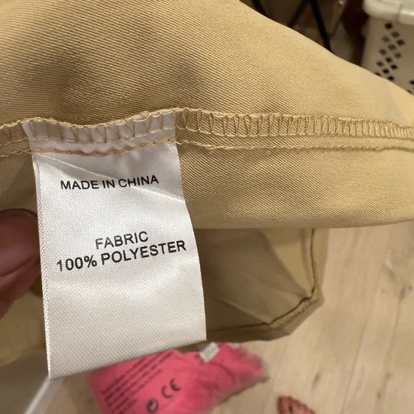 Beige Women's Zip-Up Jacket - Picture 5 of 5